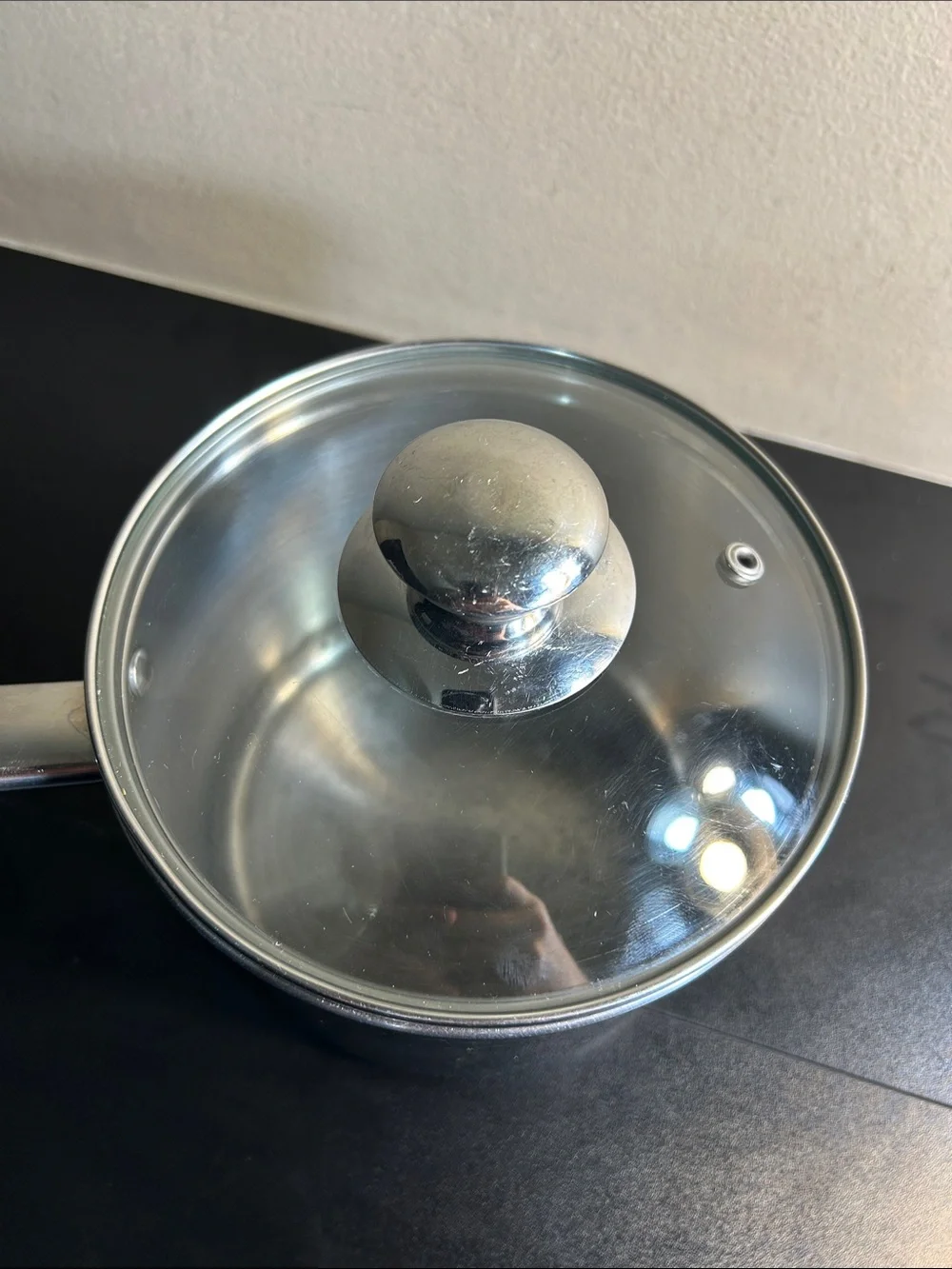 Tools of the Trade Stainless Steel Saucepan with Glass Lid - 2.5 Quart